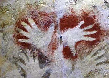Encuentran tres nuevas manos grabadas en la cueva de Altamira
