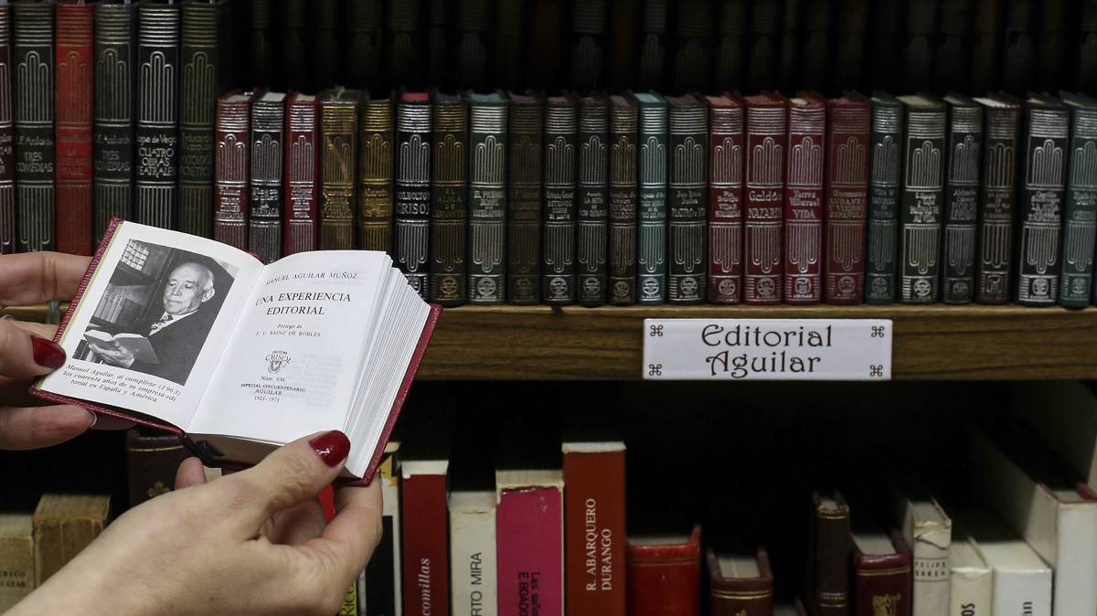 Colección de ‘crisolines’ en la librería del Prado.