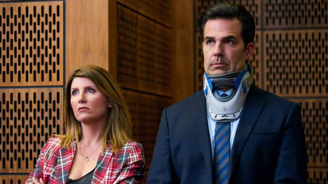 Sharon Horgan y Rob Delaney, en la cuarta temporada de 'Catastrophe'.