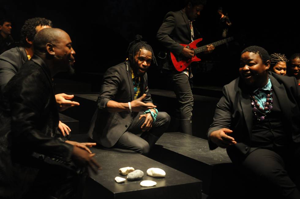 Una escena de la obra 'Réquiem para L.'.