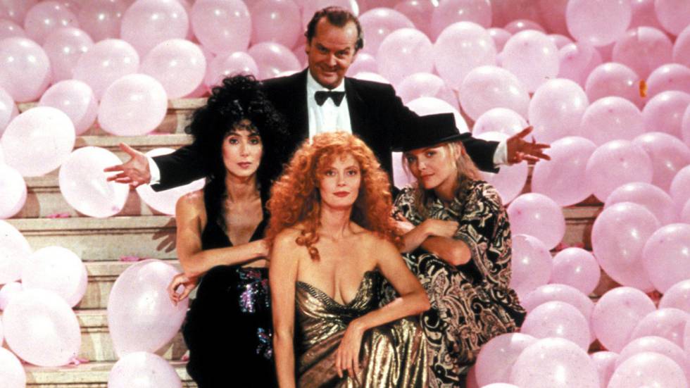 Un fotograma de 'Las brujas de Eastwick'.