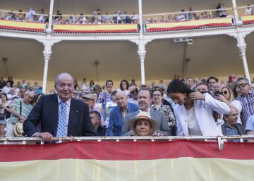 El rey Juan Carlos, calorazo y la derecha en los tendidos