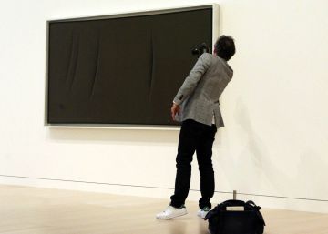 Lucio Fontana, escultor sobre lienzo