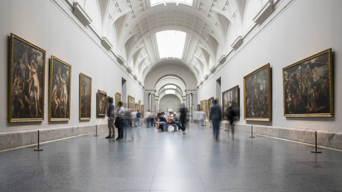 Una sala del Museo del Prado, el viernes.