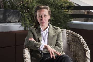 Céline Sciamma posa para un retrato en Cannes este miércoles.