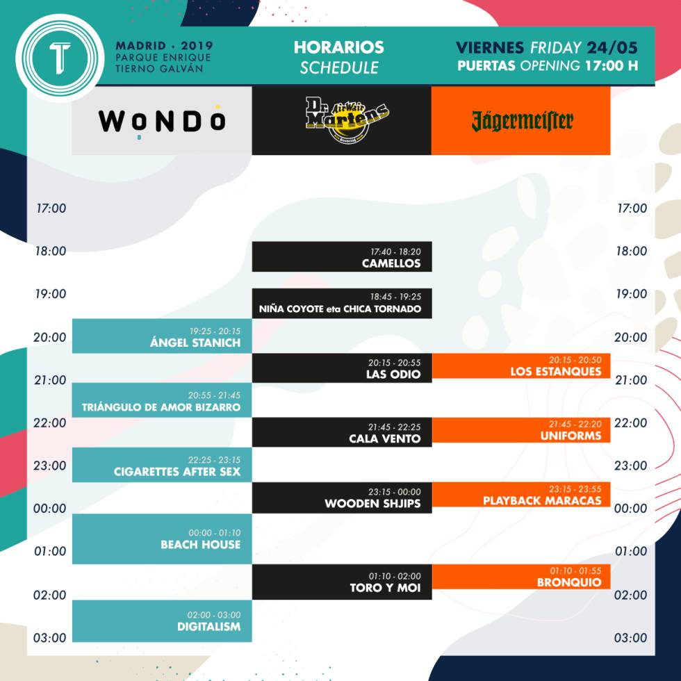 Guía para el Tomavistas 2019: horarios, entradas y cartel