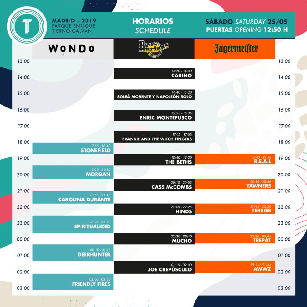 Guía para el Tomavistas 2019: horarios, entradas y cartel