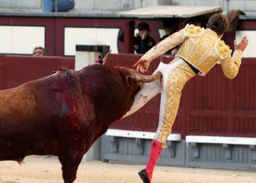 Grave cornada a Juan Leal