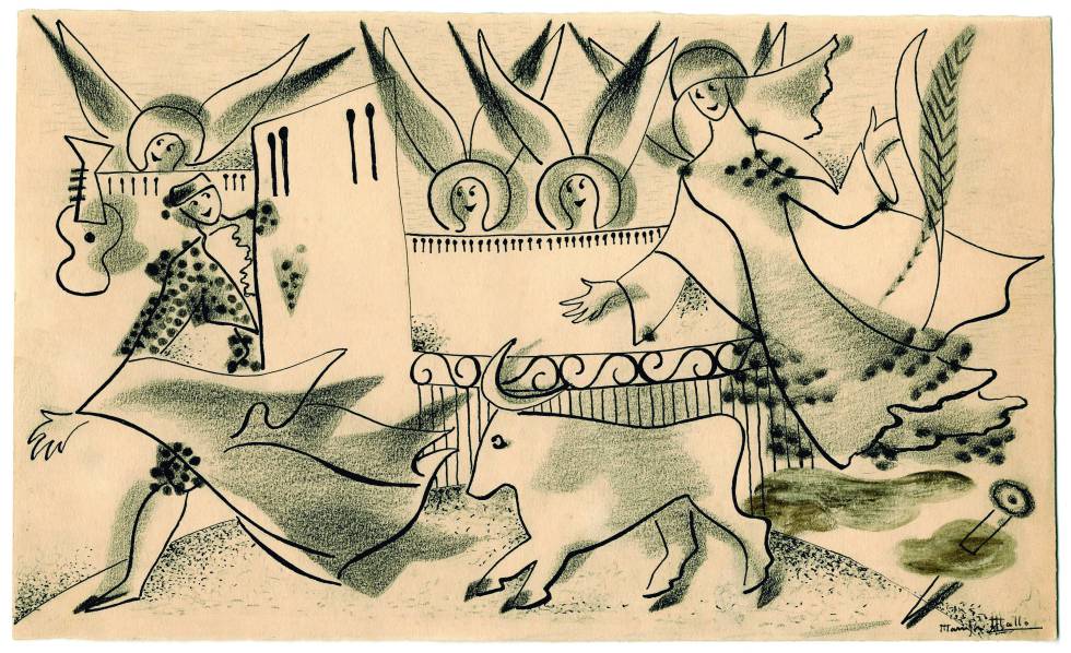 'Chuflillas de El Niño de la Palma, Joselito en su gloria, seguidillas a una extranjera', publicado en 'Abc' el 9 de noviembre de 1930 para ilustrar tres poemas de Rafael Alberti.