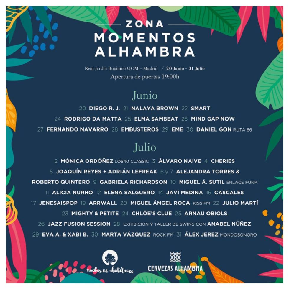 Noches del botanico 2019