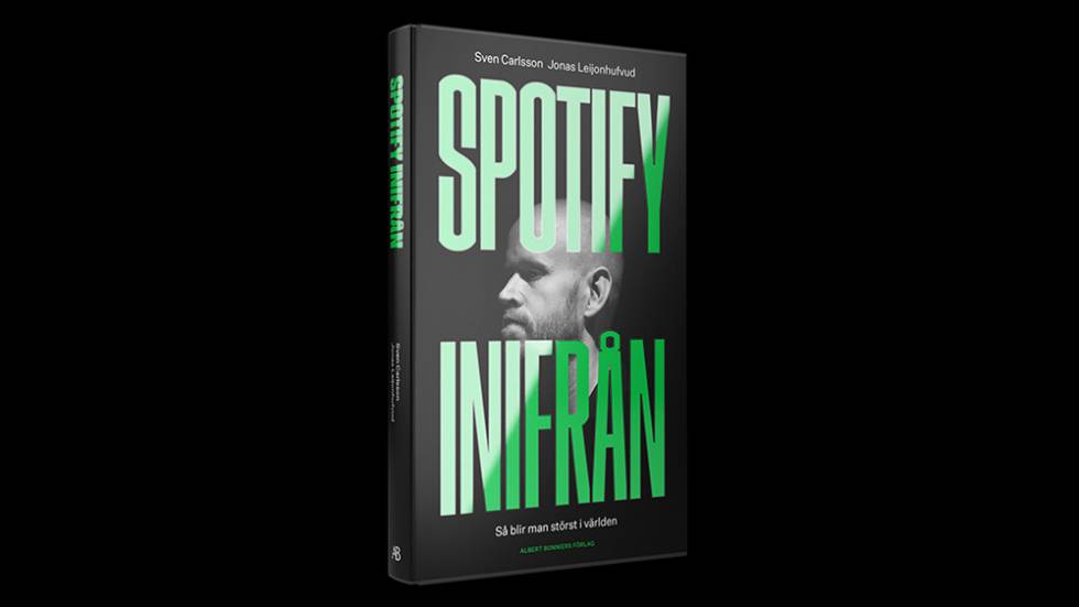 Portada de la edición sueca del libro 'Spotify Untold'.