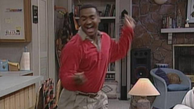 Alfonso Ribeiro, bailando en 'El príncipe de Bel-Air'.