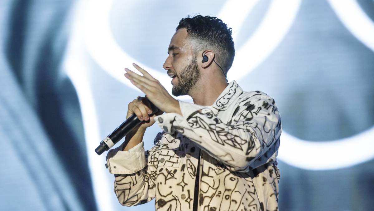 C. Tangana, en un concierto.