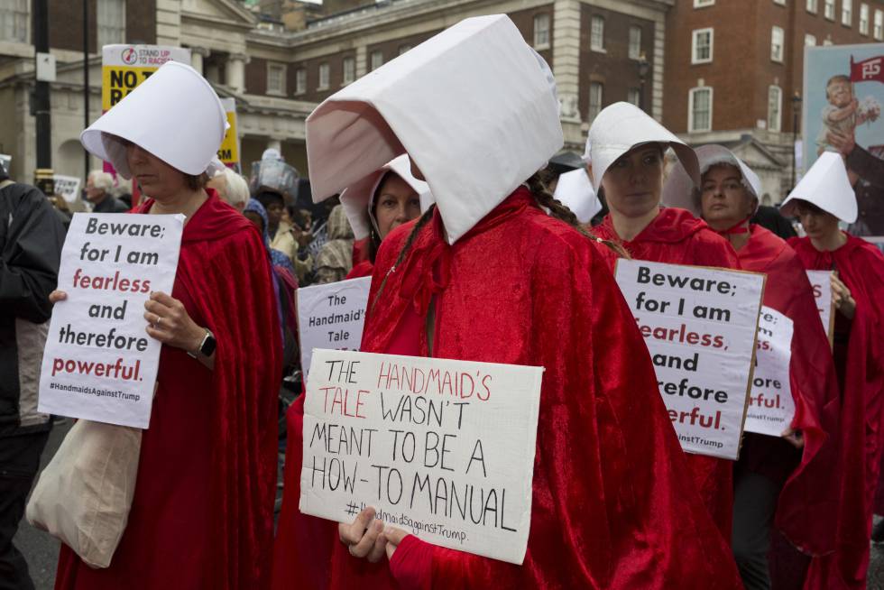 Manifestación contra Donald Trump, en Londres, en junio de 2019.