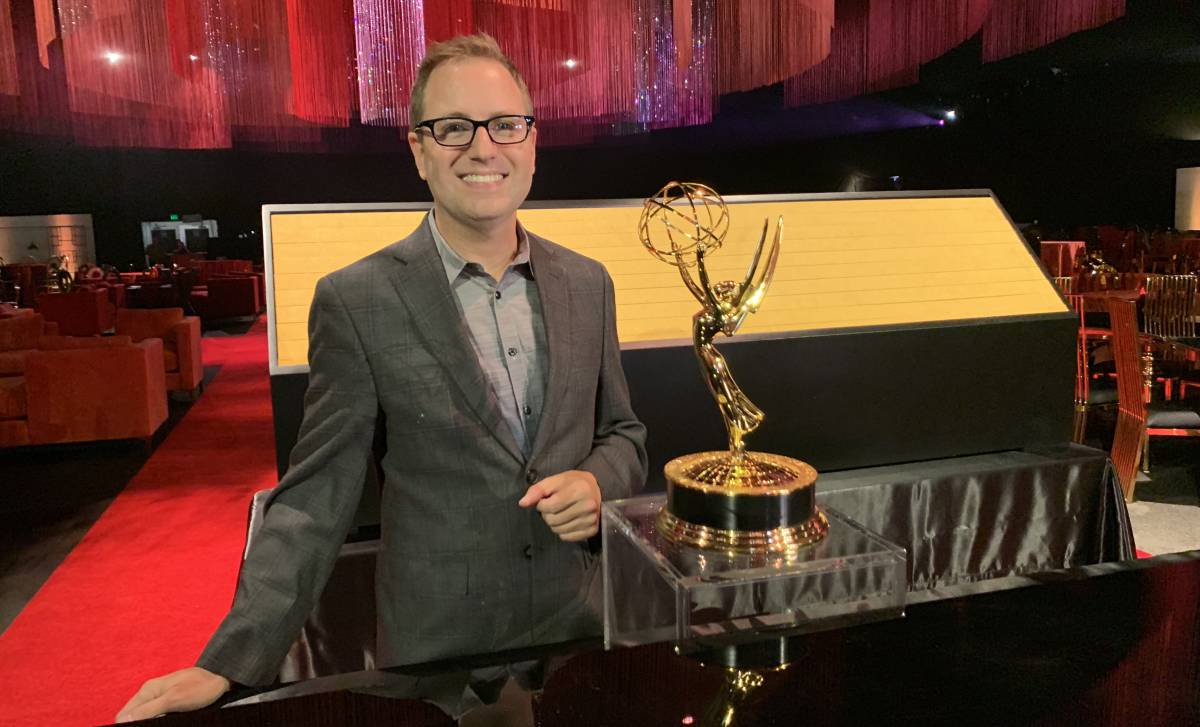 Maury McIntyre, en la presentación de las fiesta de los Emmy, en Los Ángeles el pasado 12 de septiembre.