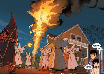 Superman vuelve a pegarle al Ku Klux Klan medio siglo después