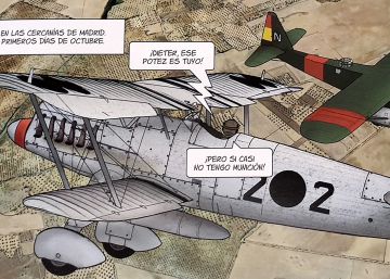 Dos pilotos de papel combaten en los cielos de España Dos pilotos de papel combaten en los cielos de España