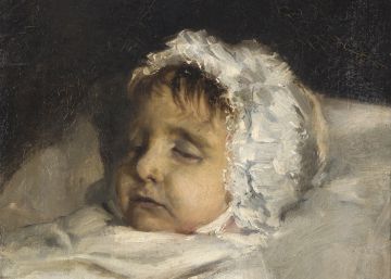 Sale a la luz un ‘sorolla’ inédito que representa a una niña entre la vida y la muerte