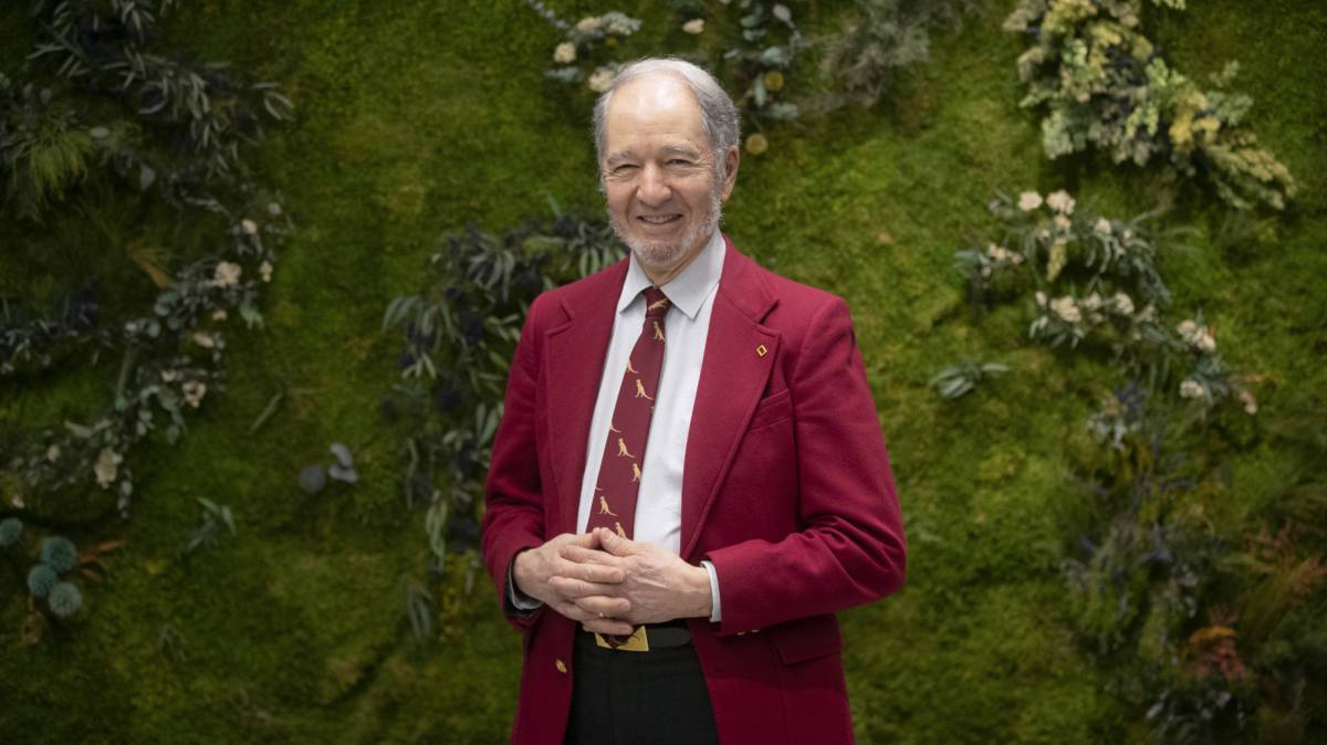 El ensayista estadounidense Jared Diamond, ayer en Madrid.