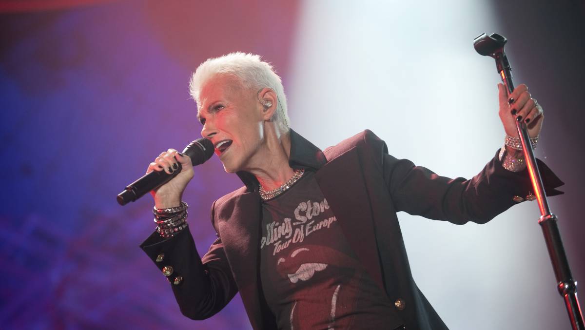 Marie Fredriksson, en un escenario en el año 2012.