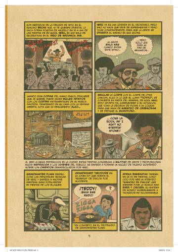 Una de las páginas interiores de 'HHFT'.
