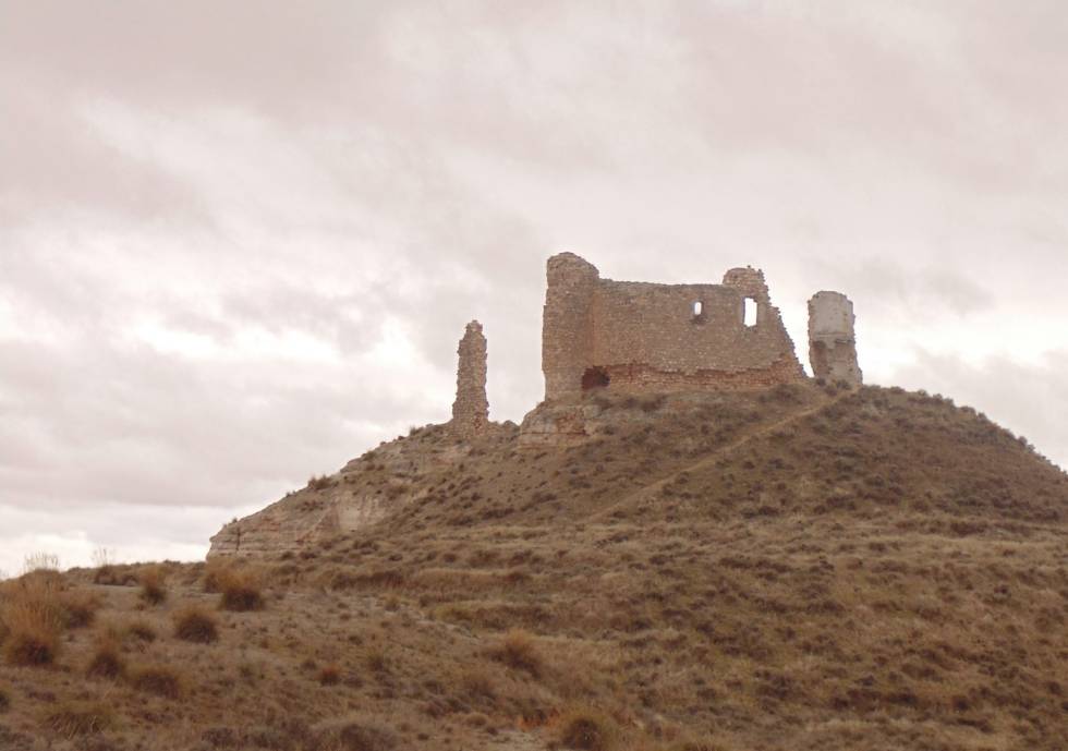 Restos del castillo de Monreal, en la provincia de Toledo.