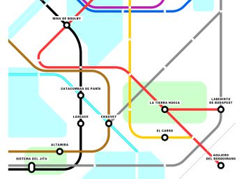 Mapa del mundo subterráneo Mapa del mundo subterráneo