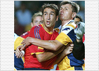 España vence a Ucrania con dos goles de Raúl (2-1)