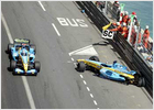 Trulli gana con autoridad en Montecarlo y Alonso no termina la carrera al sufrir un accidente