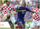 Emoción, goles y reparto de puntos entre Croacia y Francia (2-2)