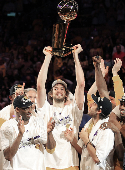 FOTOGALERIA: Pau Gasol gana su segundo anillo