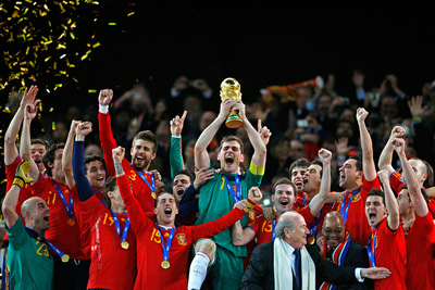 FOTOGALERIA: España recibe la Copa