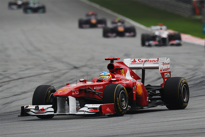 FOTOGALERIA: Alonso se queda sin podio