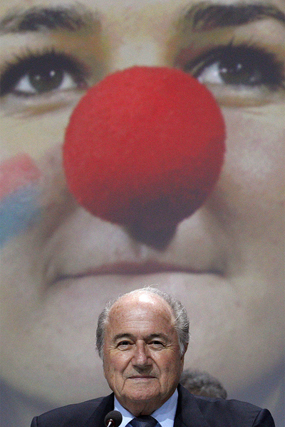 FOTOGALERIA: La media sonrisa de Blatter