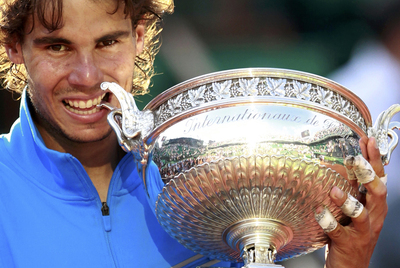 FOTOGALERIA: Nadal, con la copa