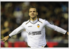 Juega el Málaga, marca Soldado