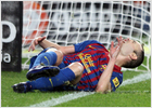 Iniesta, cerca de dos semanas de baja