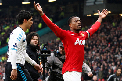 FOTOGALERIA: Evra provoca a Suárez