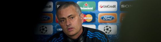 Mourinho, durante su comparecencia ante los medios.
