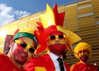 El ambiente, antes de partido