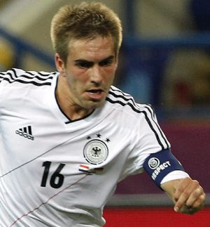 Lahm, ante Holanda.
