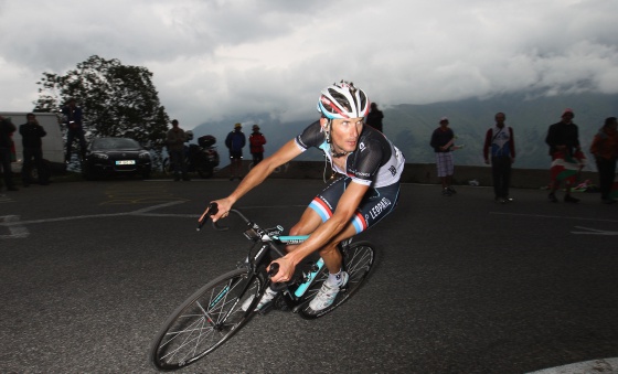 Frank Schleck, en una etapa del Tour 2011.