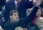 Casillas sufre desde la grada