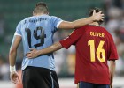 España se cae en un córner