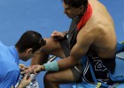 Nadal se agarra al cemento