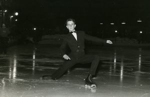 Darío Villalba, en los Juegos de 1956.