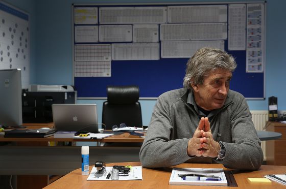 Pellegrini, durante la entrevista.