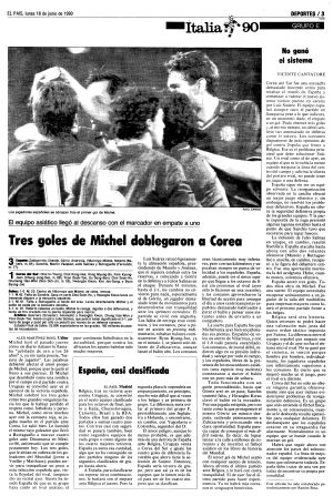 ESPAÑA, 3 - COREA DEL SUR, 1