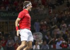 Federer rescata a Suiza