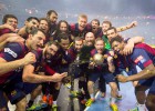 El Barça d’handbol, campió d’Europa
